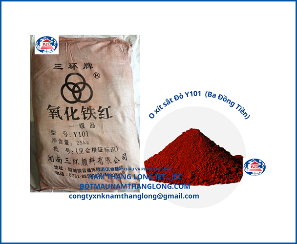 Oxit Sắt Đỏ Y101 (Ba Đồng Tiền)